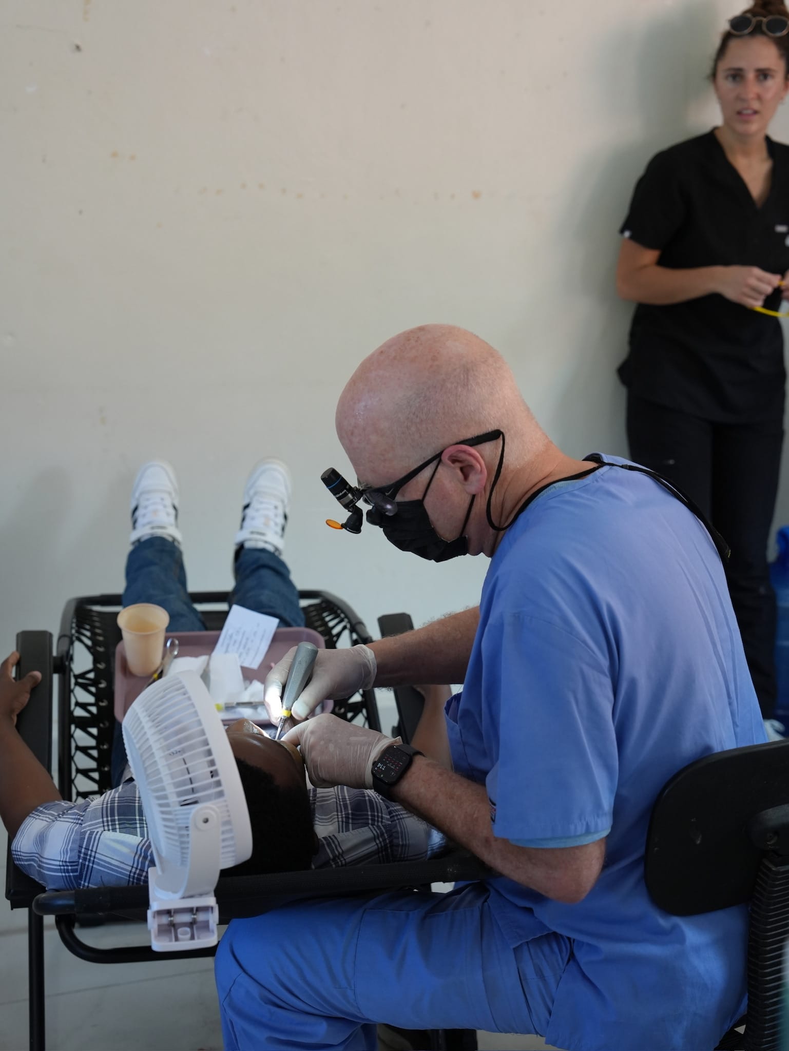 Mobile medical clinic in DR