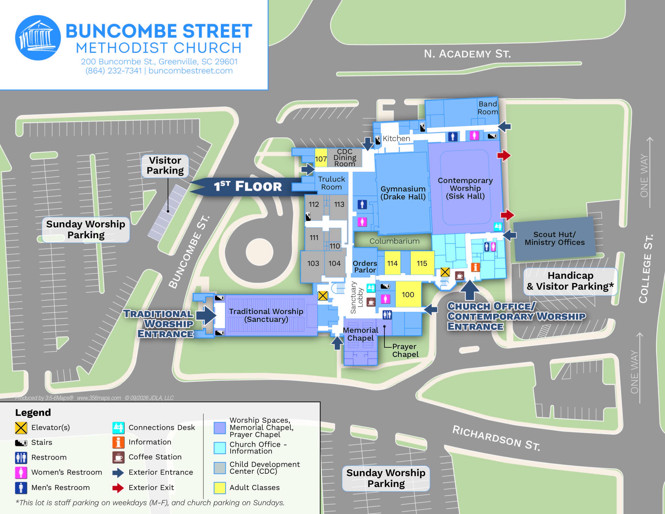 Final-Proof-Buncombe-Street-Methodist-Church-Campus-Map-no-bleed-or-crops-09-16-2026-1 Campus Map